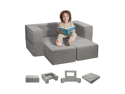 VEVOR Kids Couch, 4Pcs Modular Kids