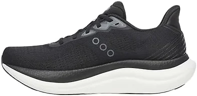 Saucony Triumph 23 Men's Shoes, Black/White, 13