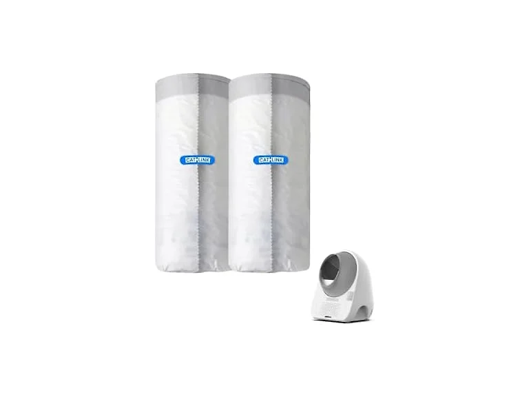 40 Pack CATLINK Trash Bags, for Automatic Cat Litter Box