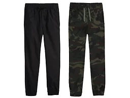 2PK Boy's Classic Stretch Twill Joggers