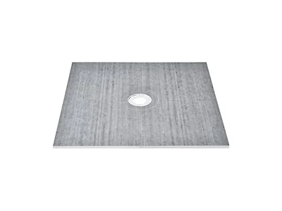 Shower Curb Kit, 72"x72" Shower Pan Kit with