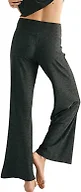 Outdoor Voices Women’s CloudKnit High-Rise Wide Leg Pant, Lightweight and Comfortable Drawstring Pants for Everyday Movement and Casual Wear, Charcoal, XS