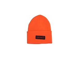 Carhartt Men's Knit Logo Patch Beanie, Electric Coral, One Size