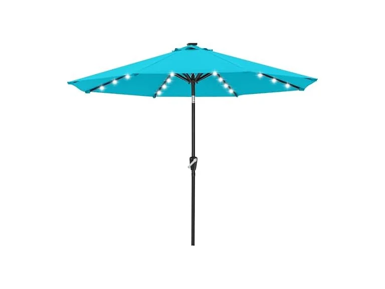 ABCCANOPY Solar10ft Umbrella Turquoise
