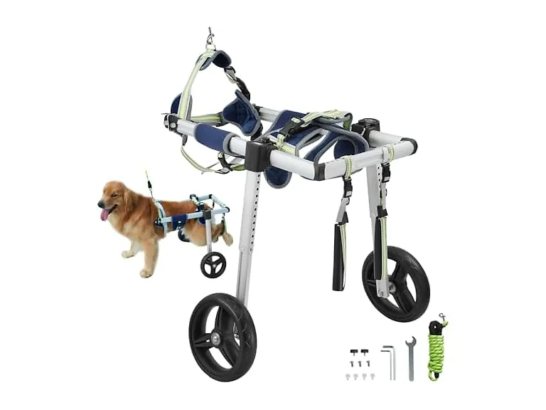 VEVOR 2 Wheels Dog Wheelchair for Back Legs