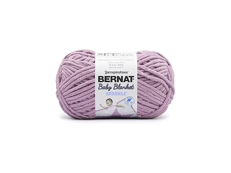 Bernat Baby Blanket Sparkle 300g - Planetary Purple Sparkle