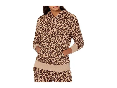 Amazon Essentials Women (S) French Hoodie Leopard