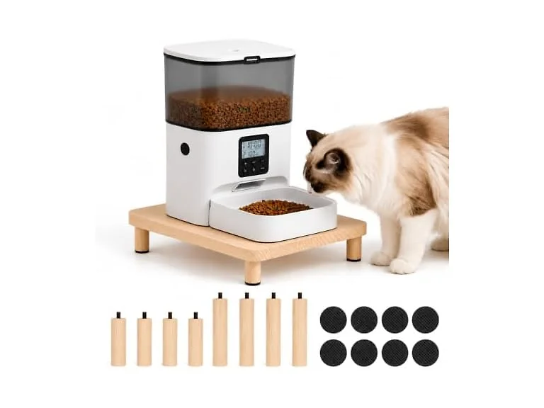 Elevated Cat Food Stand 2 Height Options