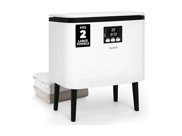 SereneLife Rectangular Towel Warmer Bucket
