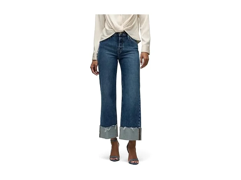 HUDSON Women's Rosie High-Rise Wide Leg Ankle Jean