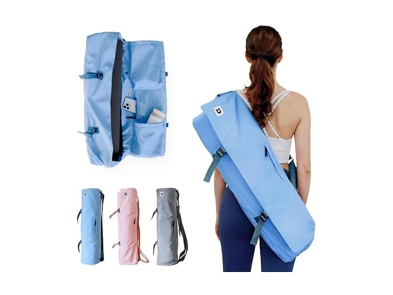 Tumaz Padded Yoga Mat Bag Powder Blue