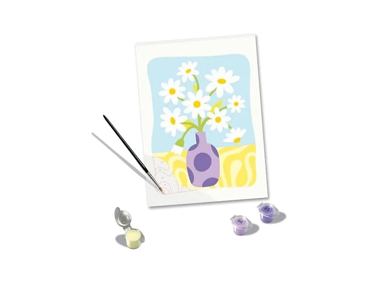Ravensburger CreArt Daisies Paint‑by‑Number Kit