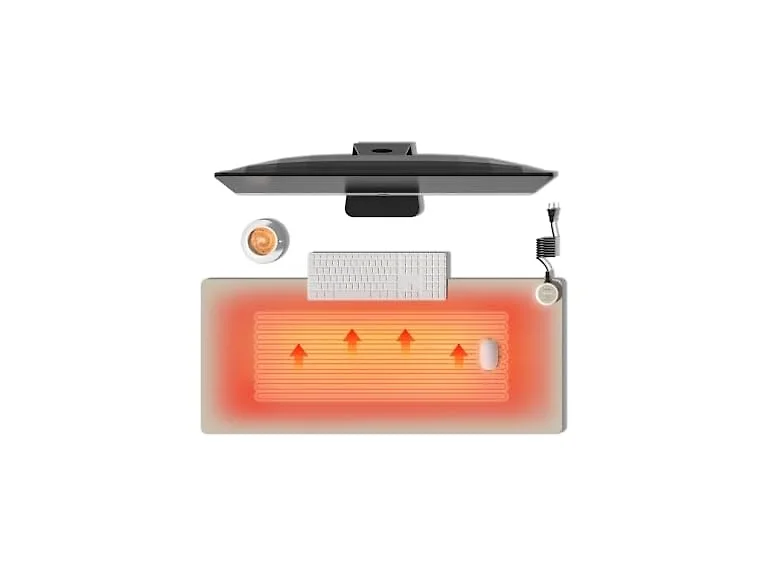 Electric Heated Mouse Pad 3-Level Temp