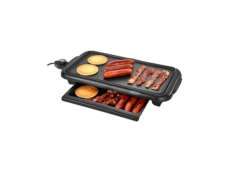 bella Electric Griddle with Warming Tray 