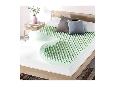 4" Memory Foam Mattress Topper, Twin XL