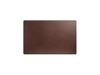 Dacasso Chocolate Brown Leather 30" x 19" Desk Mat