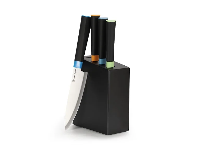 Dura Living Artistic Edge 5-Piece Knife Block Set