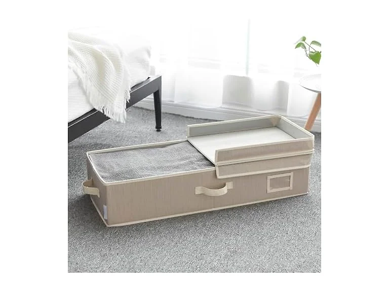 Suptinwear Under Bed Storage Containers with Lids, Large 