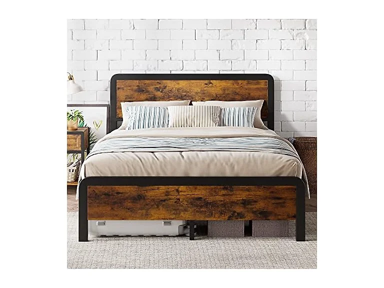 IDEALHOUSE Queen Bed Wood Headboard