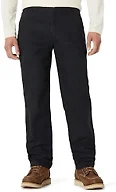 Amazon Basics Men's Relaxed Fit Duck Utility Workwear Pants, Black, 32W x 32L