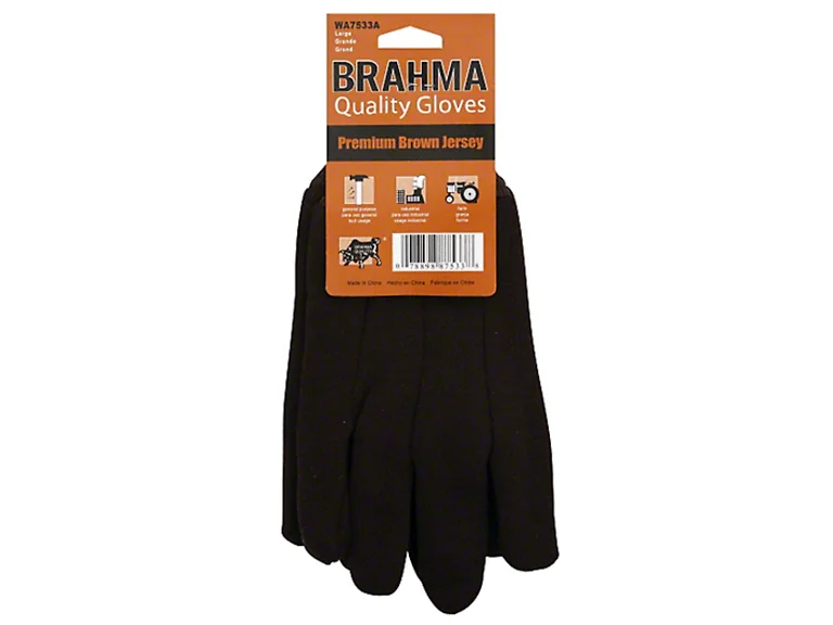 Brahma Gloves WA7533A/L Jersey, Large 6 Pack