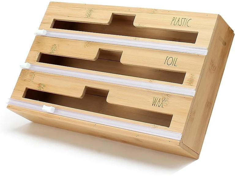 Bag Organizer For Kitchen Drawer (Bamboo)