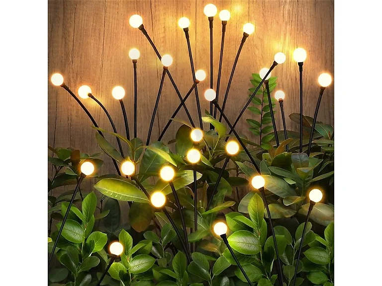 4-PK Firefly Lights with Flexible Wires White