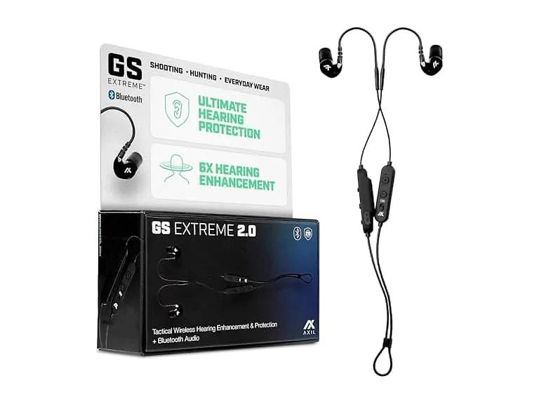 Axil GS Extreme 2.0 Shooting Earbuds Black