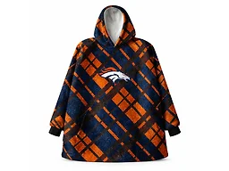 Pegasus FWD-PEG-NFL-6B41 NFL Team Cozy Sherpa Hoodie - OSFM Denver Broncos 