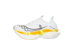 Saucony S30994-130 10 Mens/11.5 Womens Saucony Endorphin Elite 2 Unisex Shoes White/Peel