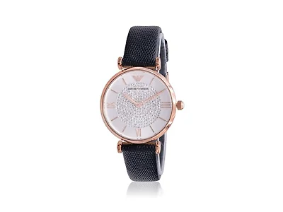 Emporio Armani Leather Ladies Watch 11387