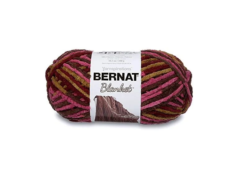 Bernat Blanket Yarn, Plum Chutney