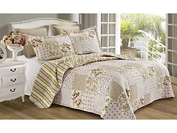 3-Piece: Virah Bella Collection Quilt Set