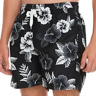 Kanu Surf Men's Havana Swim Trunks (Regular & Extended Sizes), Miami Black, Medium