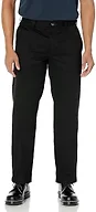 Amazon Essentials Men's Classic-Fit Wrinkle-Resistant Flat-Front Chino Pant, Washed Black, 34W x 30L