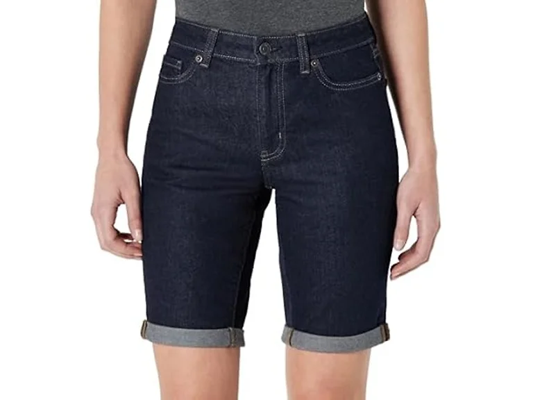 Amazon Essentials Women's Denim Bermuda Shorts