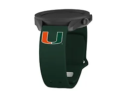 NCAA Miami Hurricanes Samsung Watch Band - 20mm