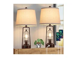 Brightever B0F1FQC2YC Farmhouse Table Lamps Bronze