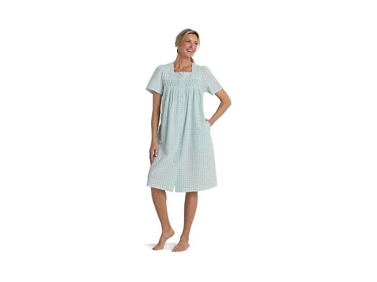 Miss Elaine Women's Short Seersucker