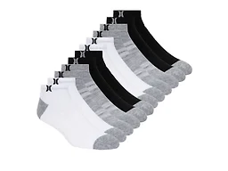 Hurley Men's 12-Pairs Low Cut Socks