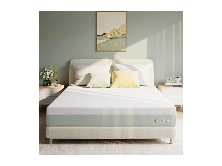 Novilla 10" King Gel Foam Mattress