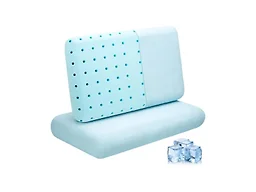 HIMOON Cooling Memory Foam Pillow, Bed Pillow for Sleeping, Queen Size, Breathable Memory Foam, Premium Support with Washable Cover for Back, Side and Stomach Sleepers (2 Packs)