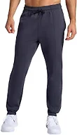 HEAD Men’s Precision Double Knit Jogger, Standard Fit, Stretch Midweight Material, Ebony, Large