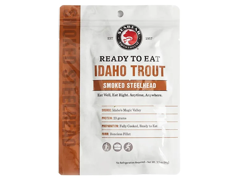 (4 pack) Ready-to-Eat Smoked Idaho Trout, 3.5 oz