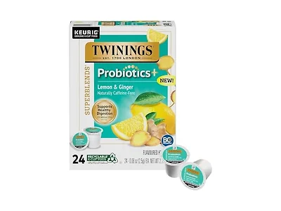 Twinings Probiotics+ Herbal Lemon &
