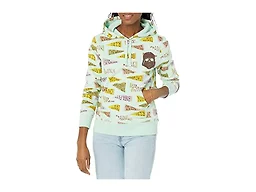 Amazon Essentials Disney | Marvel | Star Wars | Princess Women's Fleece Hooded Pullover Hoodie Sweatshirts (Available in Plus Size), Star Wars Pennant, Small