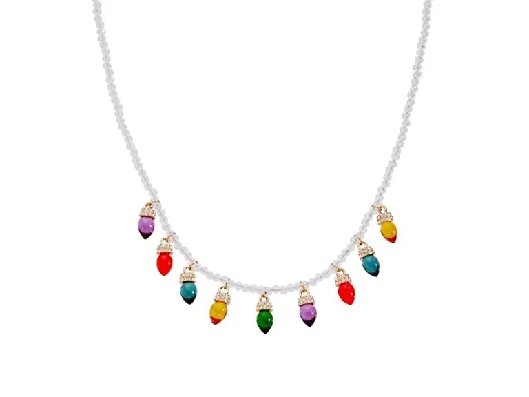 Alex and Ani Christmas Light Bulb Necklace