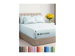 6 Piece Extra Deep Breathable Sheet Set