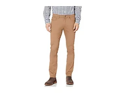 Amazon Essentials Men's 5-Pocket Stretch Twill Jeans-Inspired Casual Pants, Dark Khaki, 28W x 32L