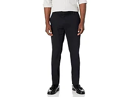 Amazon Essentials Men's Slim-Fit Wrinkle-Resistant Flat-Front Stretch Chino Pant, Black, 28W x 30L